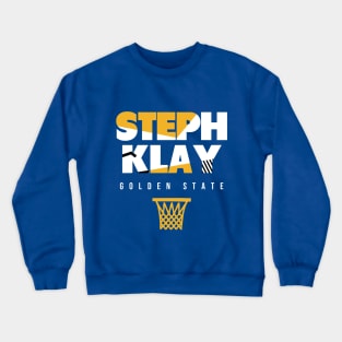 Retro Style Golden State Duo Crewneck Sweatshirt